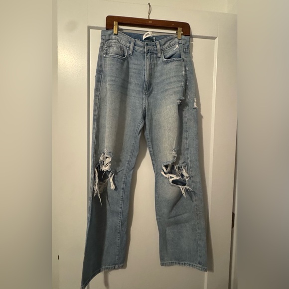 JBD Distressed Light Blue Women's Jeans - Venice, CA - Picture 1 of 7